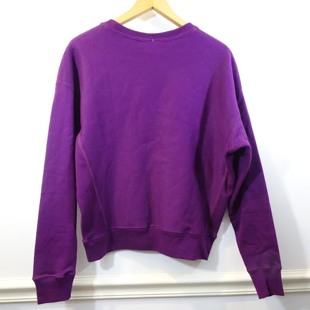 Champion Reverse Weave Crew Sweatshirt Size M NEW Spell Out Logo Pink Purple - Picture 7 of 7
